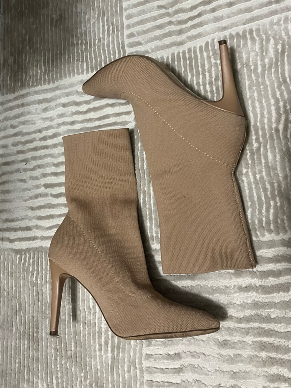 Express Tan Sock Boots